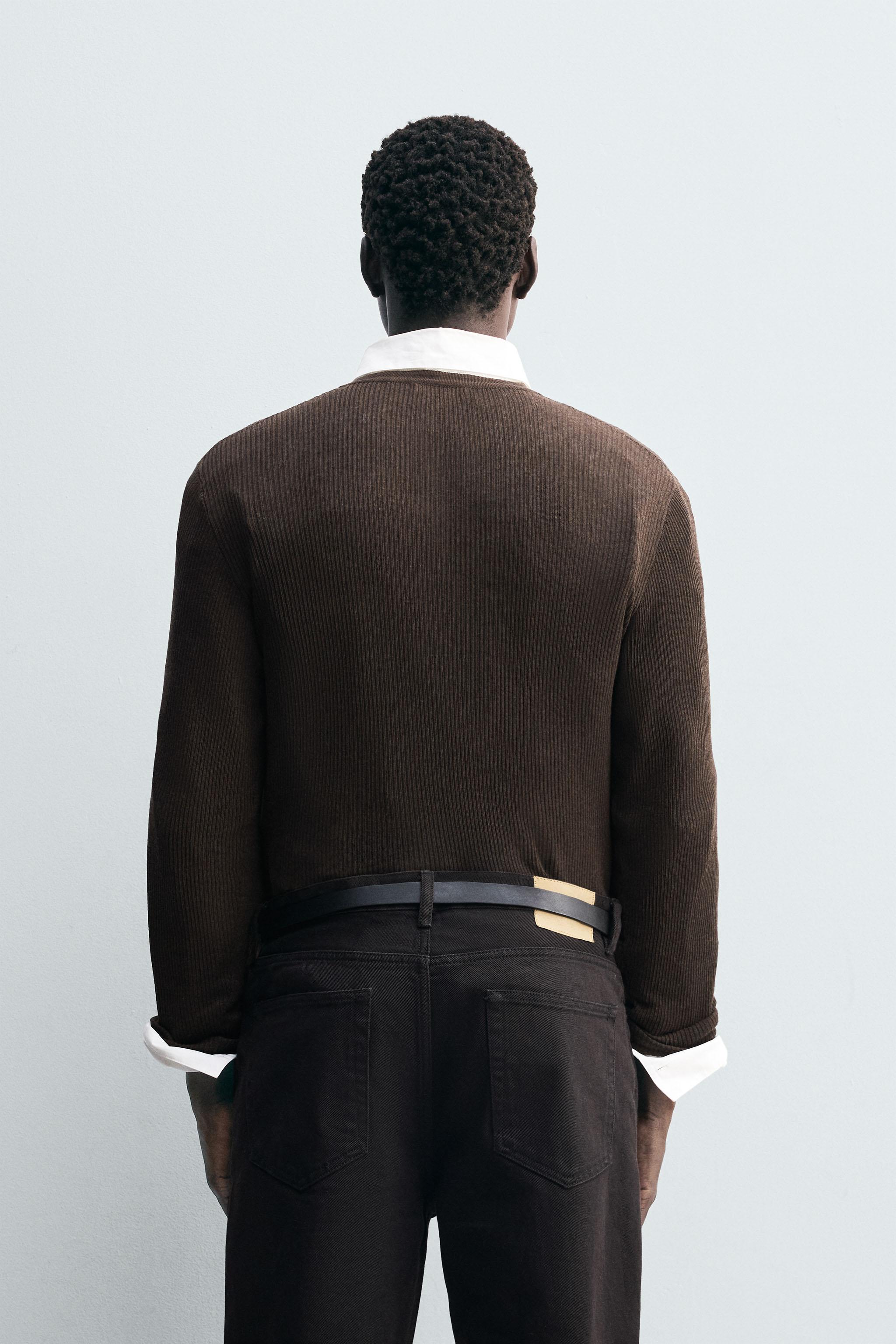 LIGHTWEIGHT GRANDAD COLLAR SWEATER